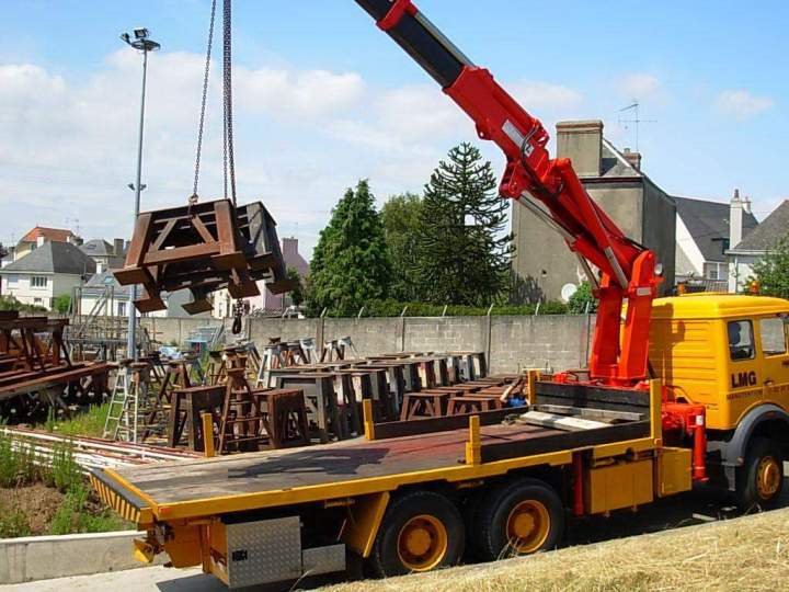 Bras de grue et transport Morbihan