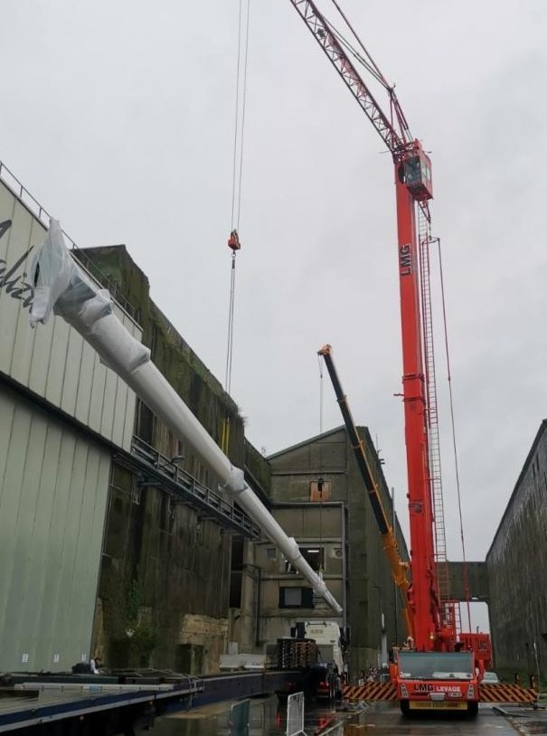 levage mâts 52m lorient, morbihan, bretagne, 56