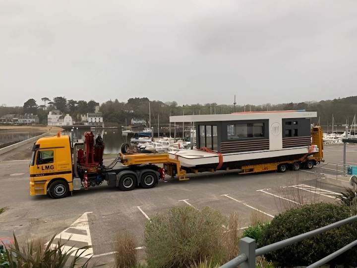 Transport exceptionnel maison Morbihan