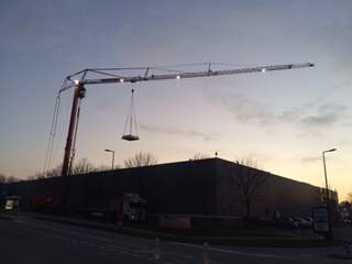 Location grue levage chantier Morbihan