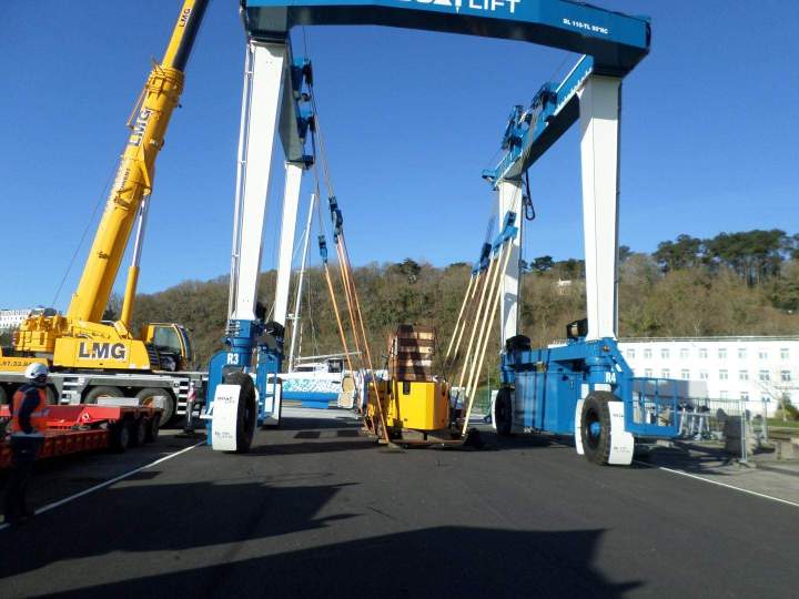 Service levage avec grue en Morbihan
